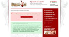 Desktop Screenshot of dosug.pl